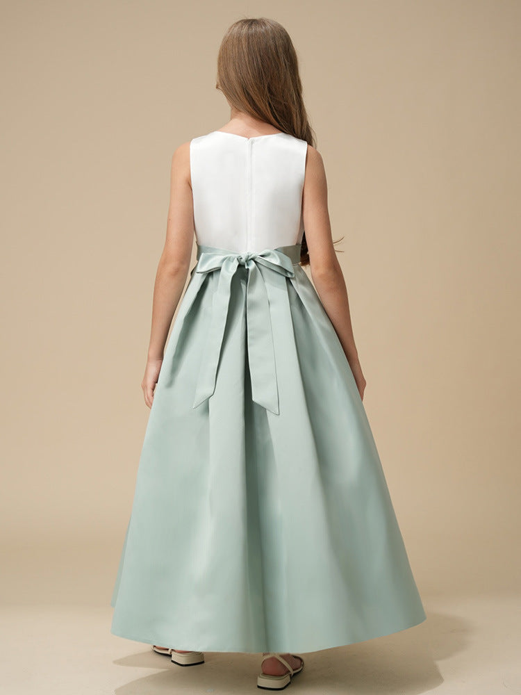 2025新款大童钢琴公主裙小提琴比赛表演出服装儿童礼服